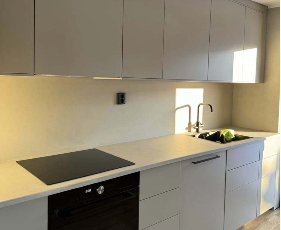 Microcement referensbild – Lundqvist Måleri & Fasad